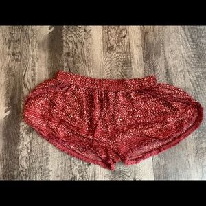 Ecote patterned surplice shorts